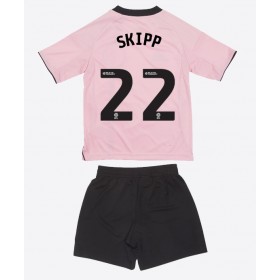 Dětské fotbalový komplet Leicester City Oliver Skipp #22 Tretí košile 2025-26 Krátkým Rukávem